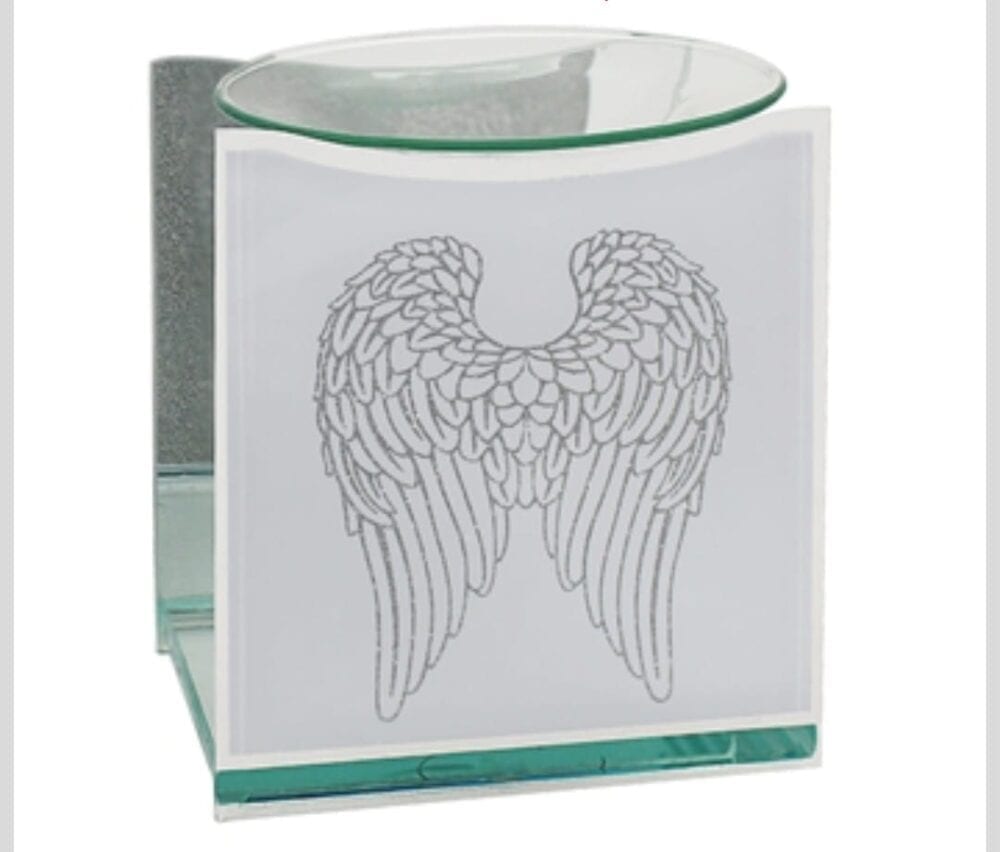 Angel Wings Square Candle Burner