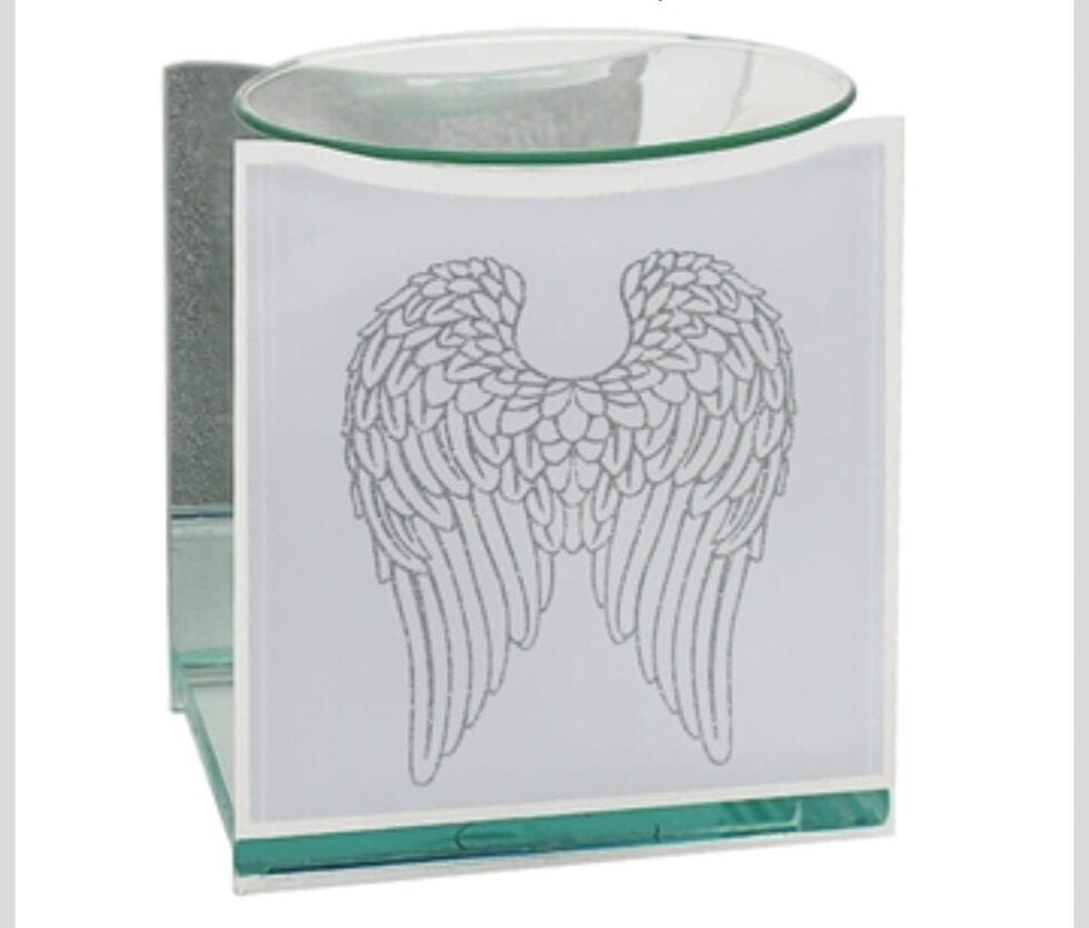 Angel Wings Square Candle Burner Geez Wax Melts