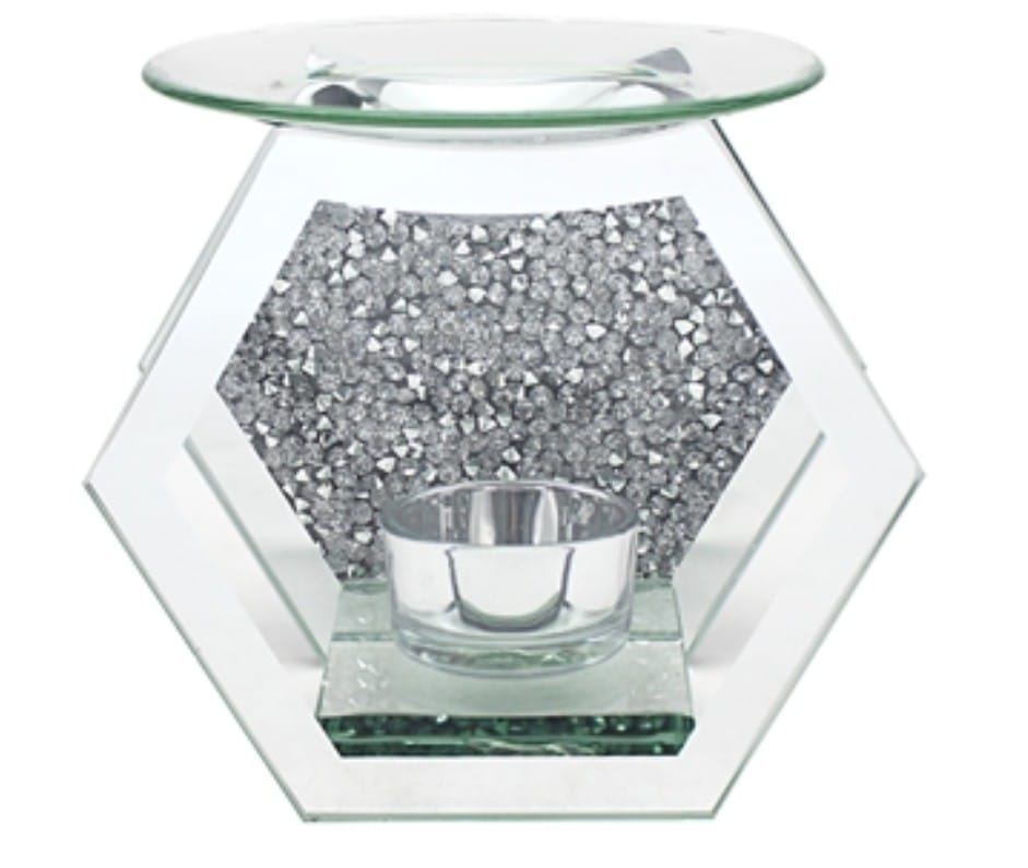 Hexagon Crystal Candle Burner